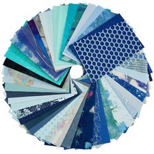 50 Sheets A5 Blue Multi Texture Junk Journal Scrapbook Decorative Paper