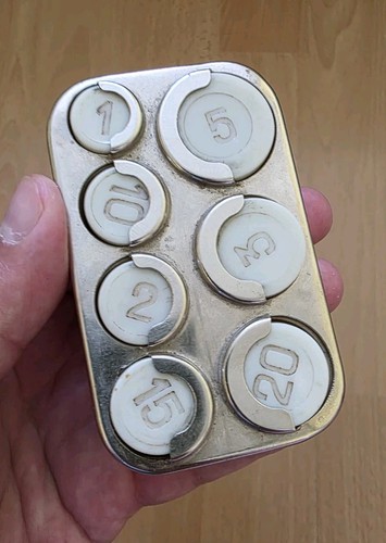 Vintage Soviet Coin Holder Coin Box Leningrad White Rare