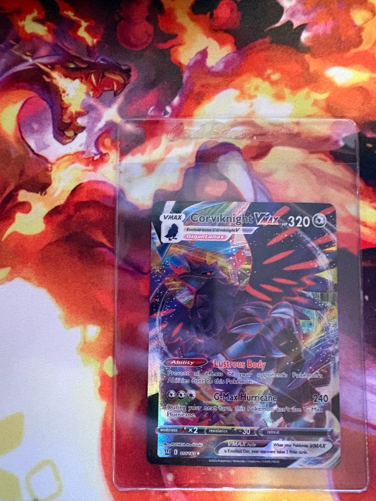 Corviknight Vmax 110/163 Battle Styles NM Full Art Ultra Rare Pokemon Card