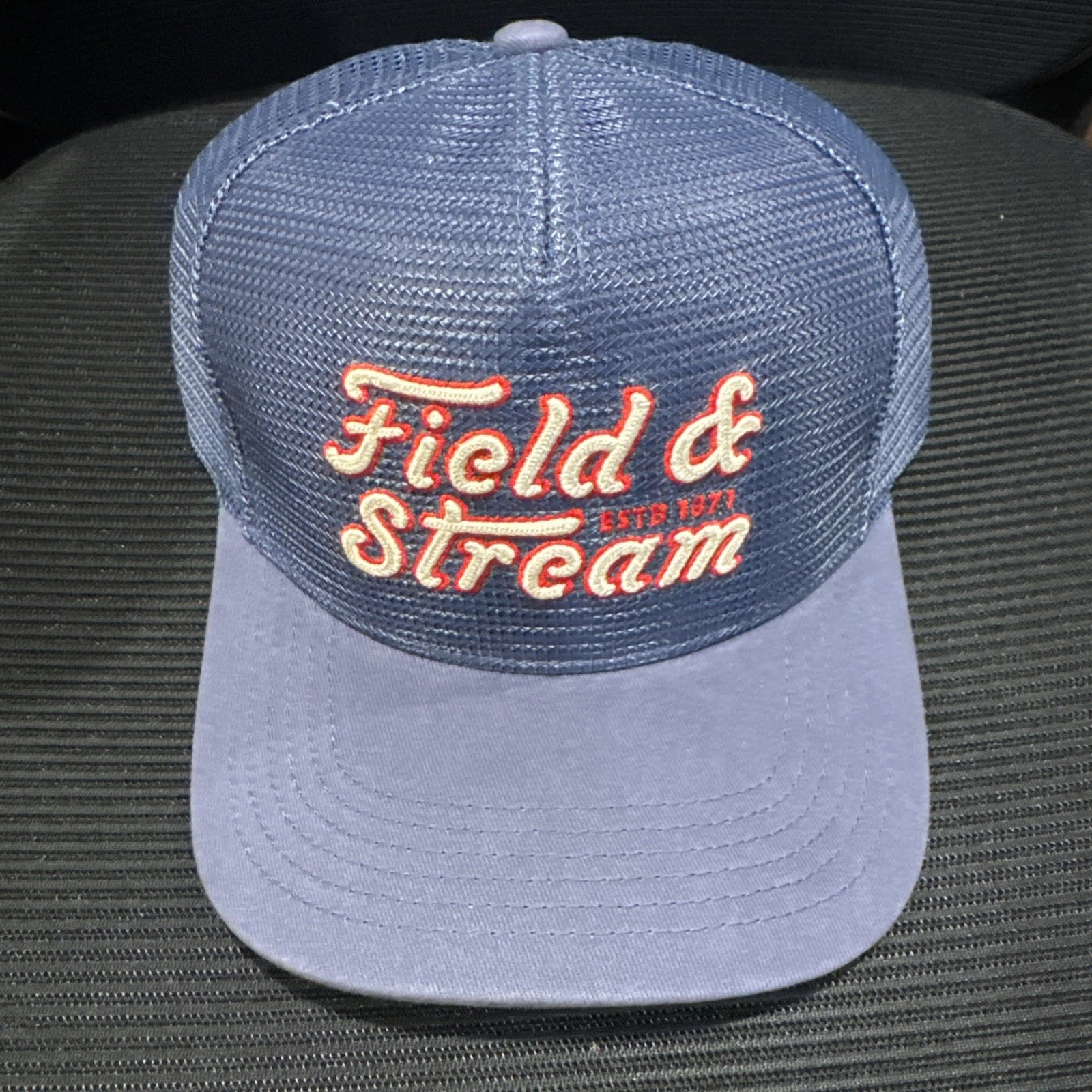 Morgan Wallen X Field & Stream “Main Stage" Mesh Cap Denim SnapBack Hat Rare 🔥
