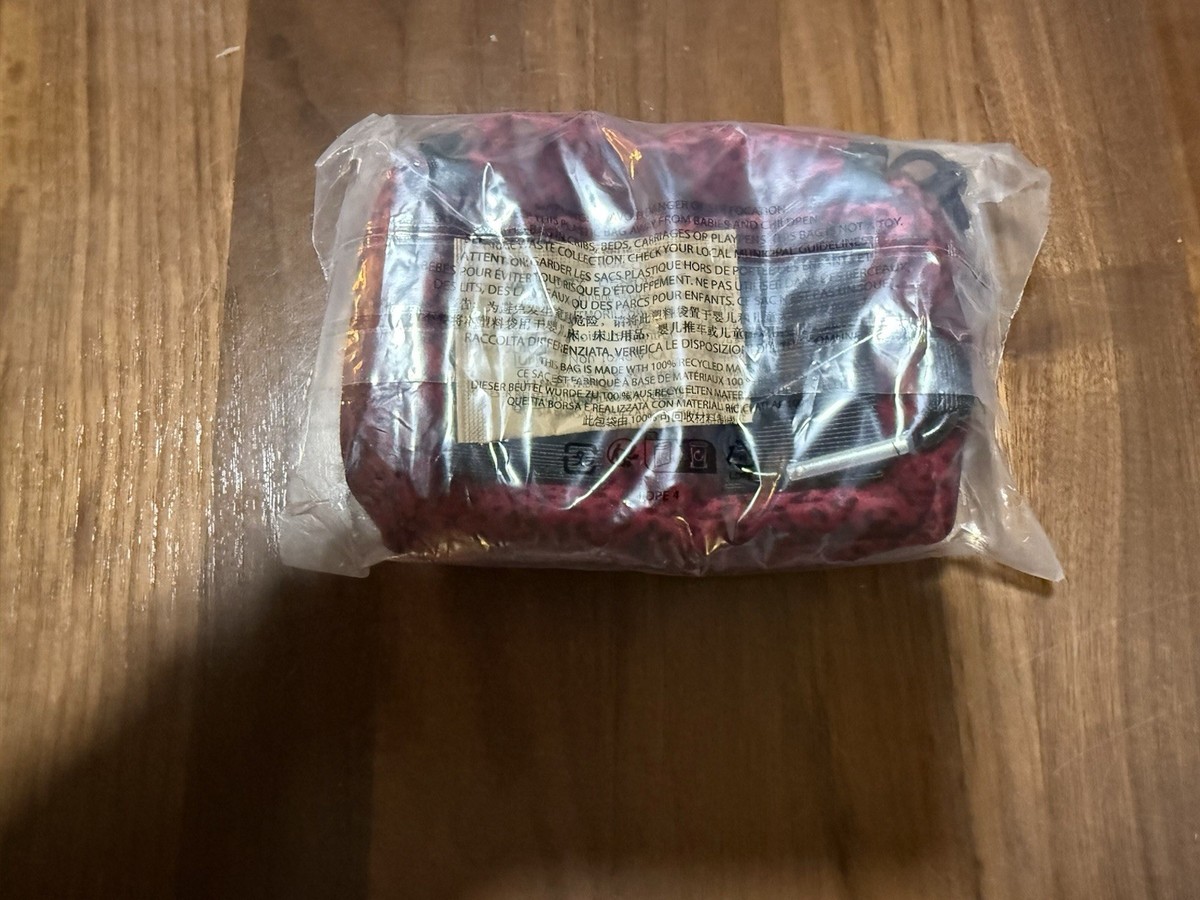 Supreme Velvet Mini Pouch Red Leopard FW25 Woven Box Logo Multiple