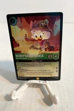 Disney Lorcana WEBBY VANDERQUACK Junior Prospector Legendary Cold Foil 93/204
