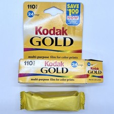 Kodak Gold 110 Film Expired 05/2003 - 24 Exposures - Open Box, Unused Film