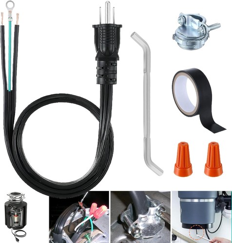 Cordon D'alimentation InSinkErator CRD-00 Pour Broyeur De Déchets - Compatible Badger, Evolution - Neuf Original