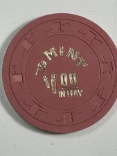 The Mint Hotel Casino Downtown Las Vegas NV 1 In Play Casino Chip Obsolete Rare