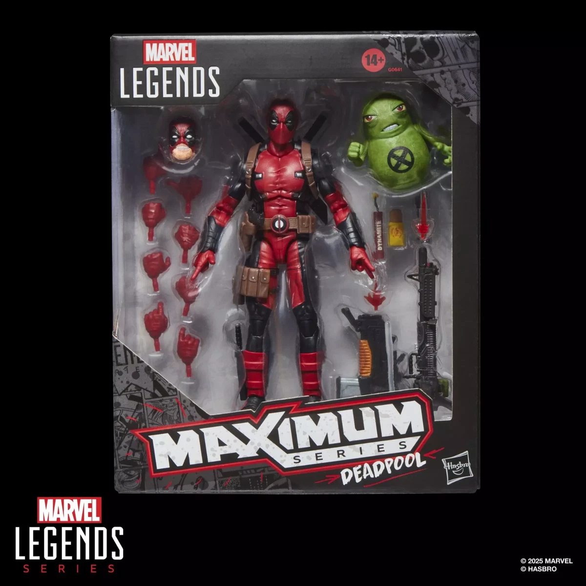 METALS 97813 Marvel Deadpool Figura (Bianco), Nero/Bianco, 10,2 cm