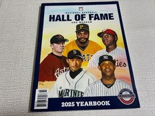 Ichiro Hall of Fame 2025 Yearbook Baseball Memorabilia Used