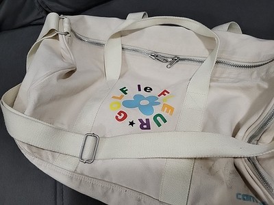 🔥Converse x Golf Wang Golf Le Fleur Canvas Duffle Tote Bag Tyler
