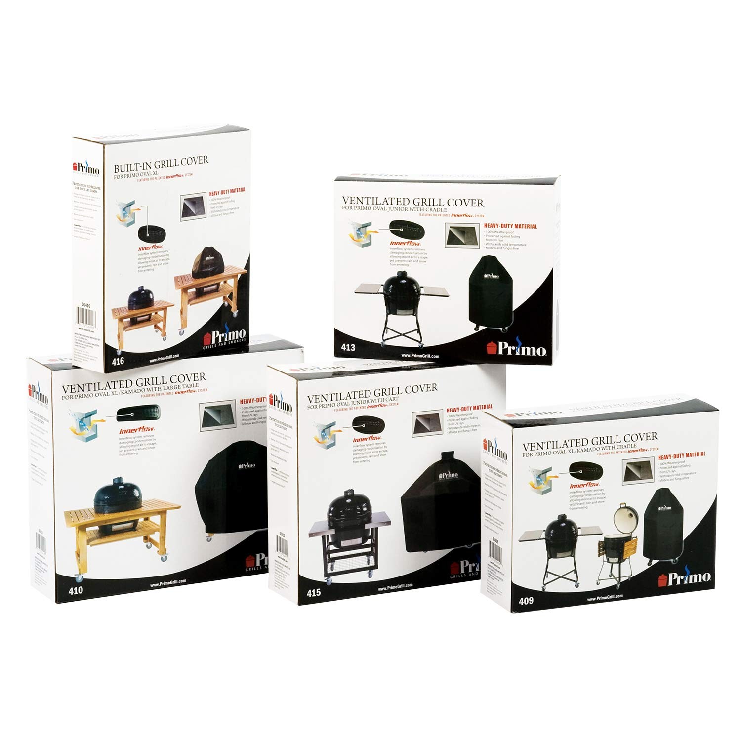 Primo Grill Cover, Oval XL 400/Kamado in Table