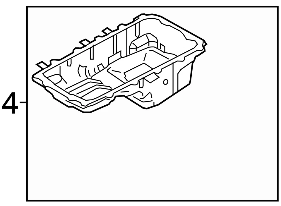 Поддон для масла 5,0 л подходит для 11-17 MUSTANG 242182 - Изображение 4 из 4