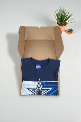 Vintage Dallas Cowboys NFL T-Shirt Navy Blue | Reebok Team Apparel