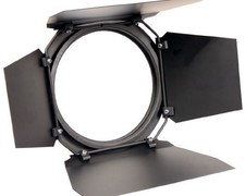 Barn Door for ETC Source Four Par, Parnel, Opti-Par FlexiPar, 4 Leaf, Black