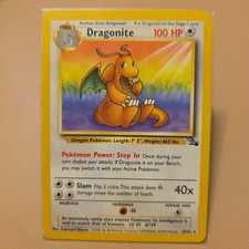 Dragonite 4/62 Fossil Rare English 1999 wotc
