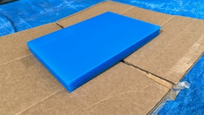 Lot of 10 Sheets of 11-3/4'' x 8-3/8'' Acrylic Clear Plexi Glass Glowforge Laser