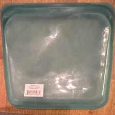 Stasher Sandwich Waterfall Silicone Reusable Green 25pk STSB25-BULK