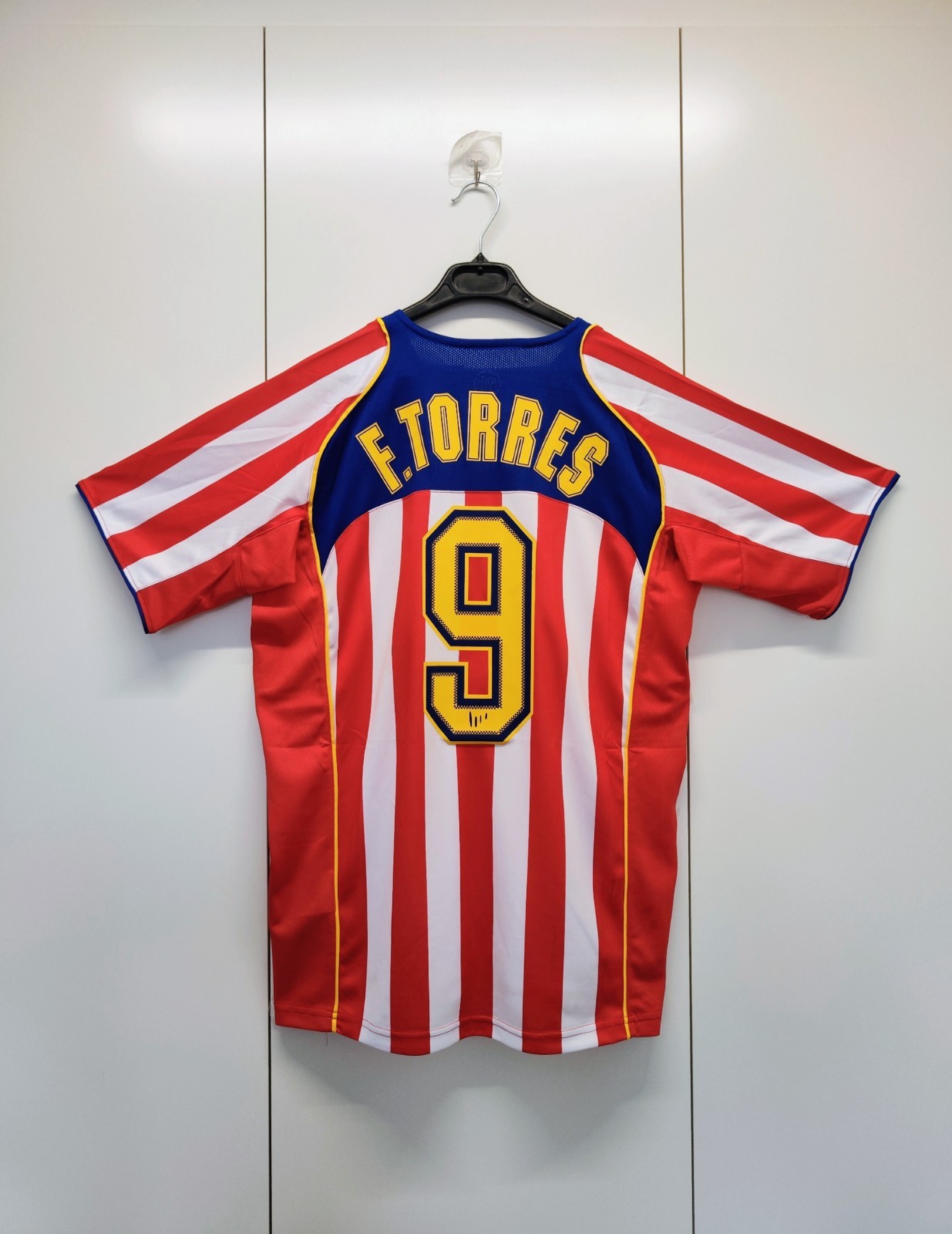 Camiseta FERNANDO TORRES #9 | Atlético de Madrid 2004 | Retro Spider-Man 2