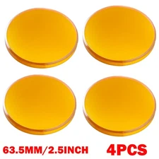 4Pcs 20mm CO2 Laser Focus Lens 63.5mm/2.5in PVD ZnSe Focal Lens For Engraver NEW