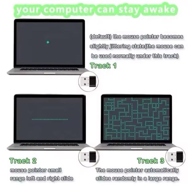 USB Mouse Jiggler Wiggler Mover Shaker Undetectable Brand New - Image 4 of 4