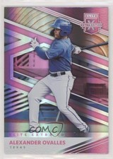 2020 Panini Elite Extra Edition Pink Alexander Ovalles #163 0d2