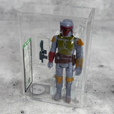 Vintage Star Wars Boba Fett Action Figure Hong Kong Graded AFA 80 NM 1979