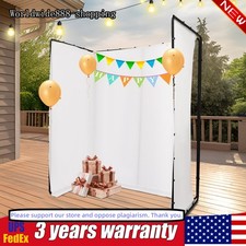 Photography Backdrop Stand White Cloth Kit For Photo Studio Background Decor