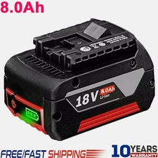 18V 8.0Ah Lithium Battery Replacement for Bosch 18V Cordless Power Tools BAT609