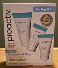 Proactiv Hydrate  Brighten 3-Step Acne Routine for Dry Skin 12/25 NEW IN BOX