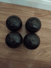 Henselite Championship Size 5 Super Grip Bowls Lawn Garden Brown Made Australia