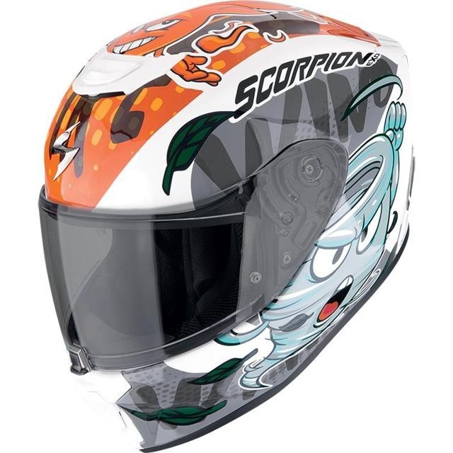 Casque intégral enfant Scorpion Exo-Jnr Air The4Elements aux finitions haut de gamme