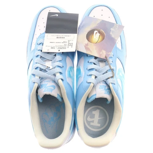 NIKE WMS Air Force 1 Low Celestine Blue Women's Cut Sneakers Light US 8.5 Used 4 - Picture 5 of 7