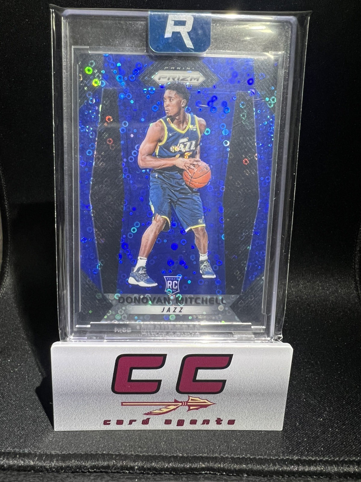 Donovan Mitchell 2017-18 Panini Prizm Fast Break Blue Rookie RC 173/175