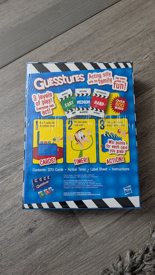 Hasbro Guesstures Family Charades Game | eBay