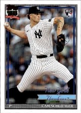 2026 Topps #T91-86 Cam Schlittler 1991 Topps Baseball 35th Anniversary