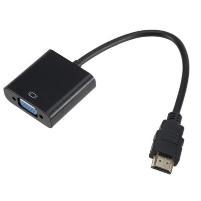HDMI Male to VGA Female Video Cable Converter Adapter For PC Monitor 4K 3.0