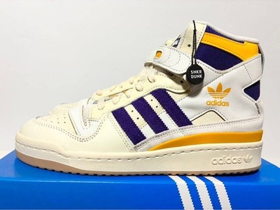 Deadstock 2021 Adidas Originals Forum 84 High Cwhite Cpurpl Cogold