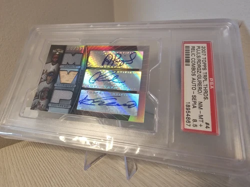 2007 Topps Triple Threads -  Pujols, Rodriguez & Guerrero! #20/27