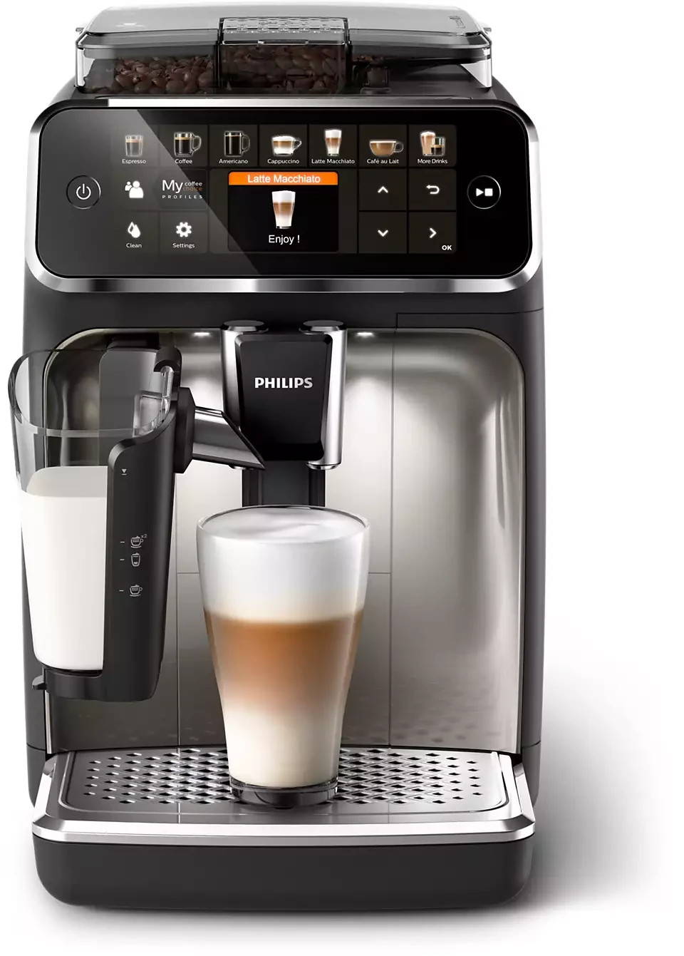 Philips 5500 Series Macchina da Caffè Automatica - Montalatte LatteGo,