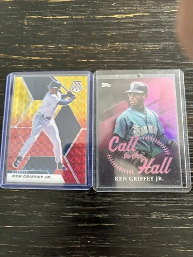 Panini Mosaic Topps Ken Griffey Jr Seattle Mariners MLB Trading Card Lot