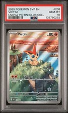 2025 POKEMON SVP EN-SV BLACK STAR PROMO #208 VICTINI UNOVA ILLUS COLL PSA 10