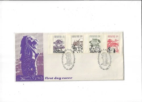 Singapore Year 1973 Landmarks FDC