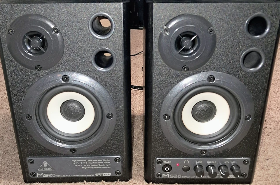 Behringer MS20 Near Field Monitor Speakers With Digital Input - Image 2 of 4