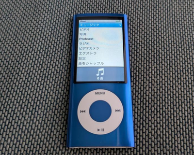 第5世代 iPod nano 16GB A1320 ブルー 青 iPod nano 5th generation Super rare 16GB Blue Apple A1320 From