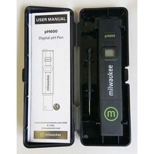 Milwaukee pH600-BOX LED Pocket pH Tester with Calibration Solution