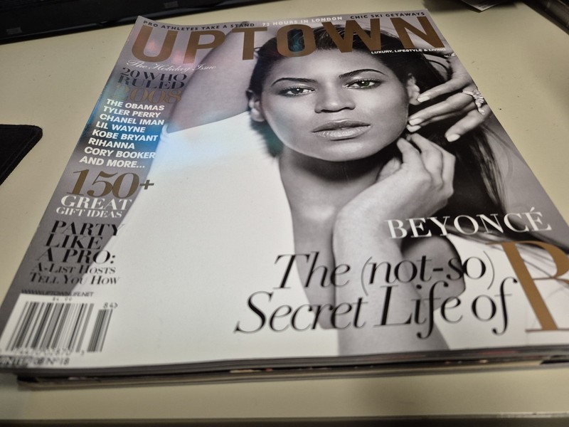 UPTOWN magazine Beyonce Chanel Iman Lil Wayne Kobe Bryant Rihanna Cory Booker 