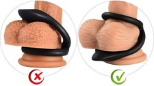 Male Penis-Extender-Harder-Stronger Enhancer-Ball-Stretcher-Enhancer-Girth-Ring
