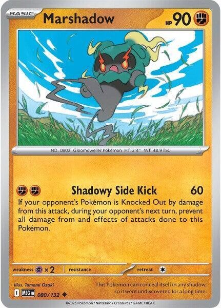 Marshadow - 080/132 080/132 Uncommon ME01: Mega Evolution NM