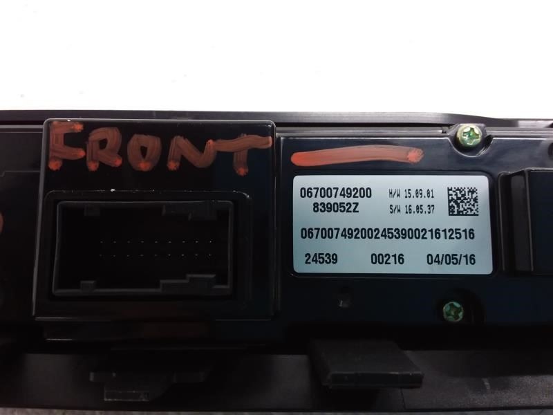 MASERATI QUATTROPORTE 2017 Temperature Control 903590 ID# 6700749200 