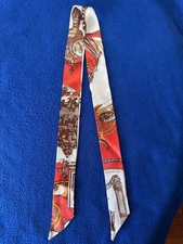 Women Satin Silk Scarf Scarves Wrap Tied Bag Handle Neck Hair Long Ribbon