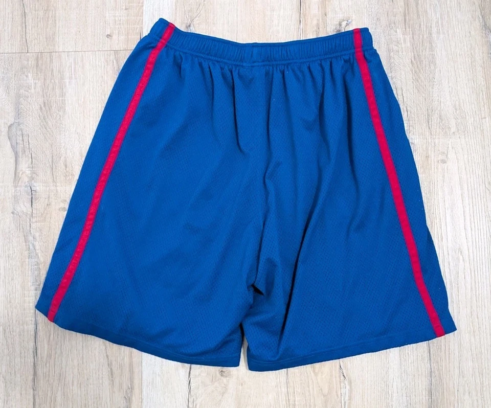 耐克 XL 蓝色装备 NFL 纽约巨人队训练短裤 复古 — 第 2/4 张图片