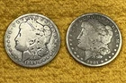 90% Silver Morgan Dollars $1 Lot Of (2). FREE SHIPPING.
